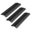 VEVOR 975 mm Kabelbrücke, 7938 kg/Achstragkraft, Hochleistungs-Überfahrschutz aus PP, 3er-Pack