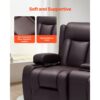 VEVOR Loveseat Relaxsofa verstellbare Liegecouch mit Mittelkonsole, Liegesessel für Wohnzimmer/Wohnmobil – Bild 5