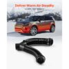 VEVOR Dieselheizungsrohr Warmluftauslass Entlüftungsset mit Y-förmigem Anschlussstück & Luftkanalklemmen – Bild 4