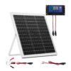 VEVOR 12V Monokristallines Solarpanel-Kit 20W, IP67 wasserdicht für Auto, Boot