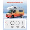 VEVOR 8 V Glühkerzenstecker Reparatursatz, kompatibel mit 5/8 kW Standheizung – Bild 2
