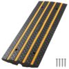 VEVOR Gummi-Bordsteinrampe, 15 Tonnen Tragkraft, 66 mm Anstieg, Gehweg (1 Stück)