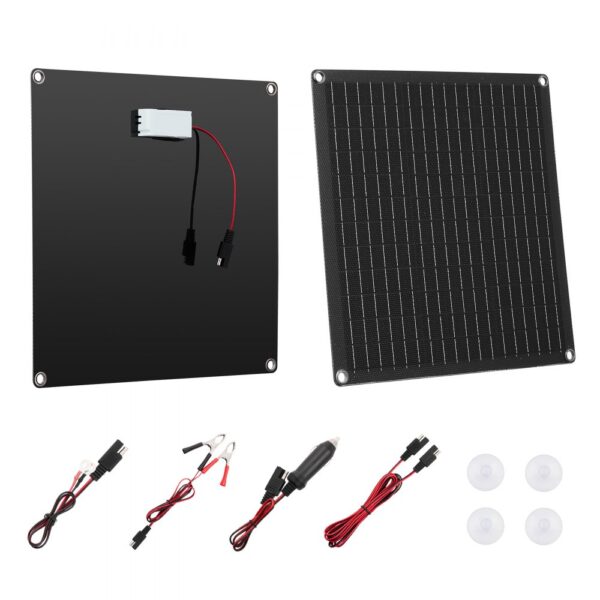 VEVOR 12V Monokristallines Solarpanel-Kit 20 W, tragbar für Wohnmobil, Auto VEVOR 12V Monokristallines Solarpanel-Kit 20 W, tragbar für Wohnmobil, Auto