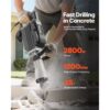 VEVOR Abbruchhammer elektrischer Betonhammer 2800 W, für Beton Wände Ziegel Fliesen Fundamente Schwarz – Bild 2