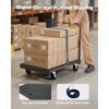 VEVOR Plattenwagen, 816 kg, 2-in-1 Transportwagen mit 360° Lenkrollen, Schwarz 914x610x858 mm – Bild 5