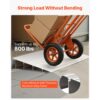 VEVOR Türschwellenrampe, 550x865x115 mm, Rollstuhlrampe aus Aluminiumlegierung mit einer Tragkraft von 360 kg – Bild 3