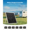 VEVOR 12V Monokristallines Solarpanel-Kit, IP67 wasserdicht für Auto, Boot – Bild 4