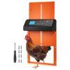 VEVOR Automatische Hühnerklappe, Hühnerstalltür mit Timer, 350x250x73 mm