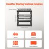 VEVOR 10U Open Frame Netzwerk-Rack, 585 mm Tiefe, 4-Pfosten-Konstruktion – Bild 4