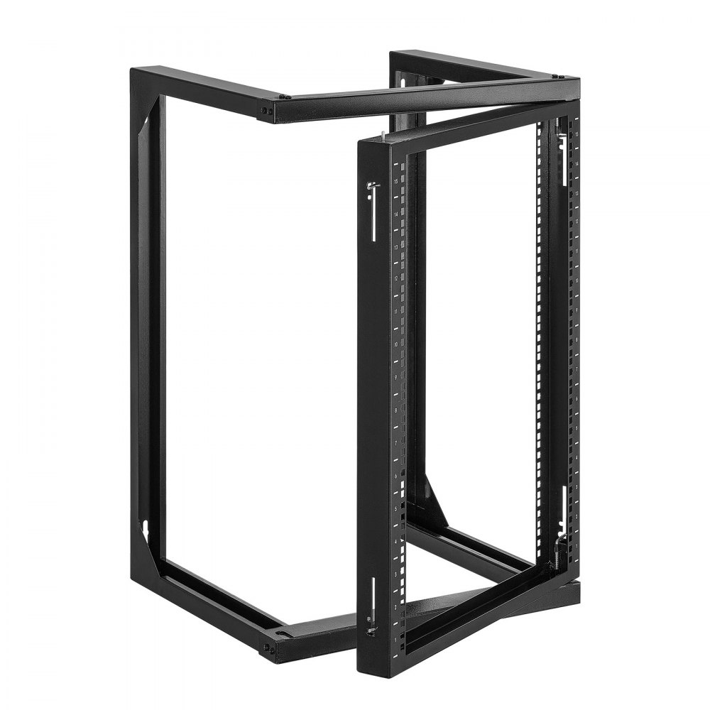 VEVOR 15U Server-Rack zur Wandmontage, 68 kg max. Tragkraft, Karbonstahl