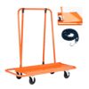 VEVOR Plattenwagen, 816 kg Tragkraft, Transportwagen mit 4 Lenkrollen, 1150x555x1180 mm