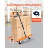 VEVOR Plattenwagen, 816 kg Tragkraft, Transportwagen mit 4 Lenkrollen, 1150x555x1180 mm – Bild 3