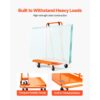 VEVOR Plattenwagen, 816 kg Tragkraft, Transportwagen mit 4 Lenkrollen, 1150x555x1180 mm – Bild 5