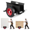 VEVOR Plattenwagen, 453,6 kg, Plattentransporter mit Gummirädern, Transporthilfe für Stahlplatten