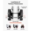 VEVOR Plattenwagen, 453,6 kg, Plattentransporter mit Gummirädern, Transporthilfe für Stahlplatten – Bild 3