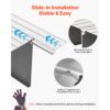 VEVOR Türschwellenrampe, 196x864x26 mm, Rollstuhlrampe aus Aluminiumlegierung mit einer Tragkraft von 360 kg – Bild 5