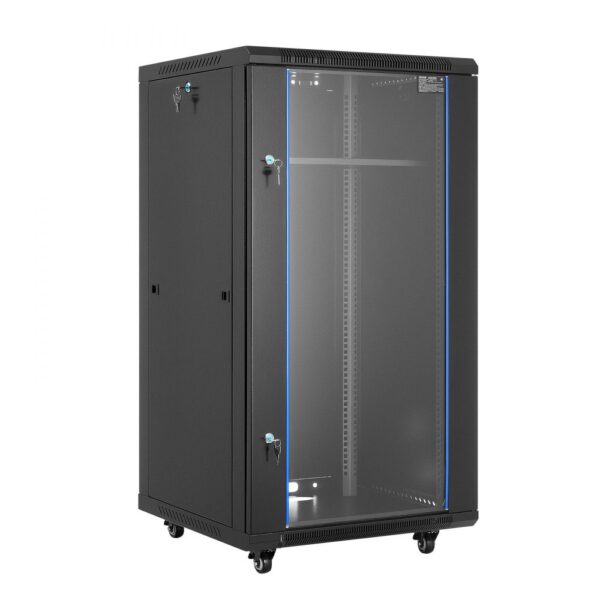 VEVOR 22U Netzwerkschrank, 600 mm Tiefe, 136 kg max. Tragkraft, Server-Rack für IT-Ausrüstung VEVOR 22U Netzwerkschrank, 600 mm Tiefe, 136 kg max. Tragkraft, Server-Rack für IT-Ausrüstung