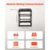 VEVOR 12U Open Frame Netzwerk-Rack, 585 mm Tiefe, 4-Pfosten-Konstruktion – Bild 4