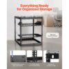VEVOR 12U Open Frame Netzwerk-Rack, 585 mm Tiefe, 4-Pfosten-Konstruktion – Bild 5