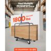 VEVOR Plattenwagen, 816 kg, Transportwagen mit 360° Lenkrollen, 955x610x935 mm – Bild 2