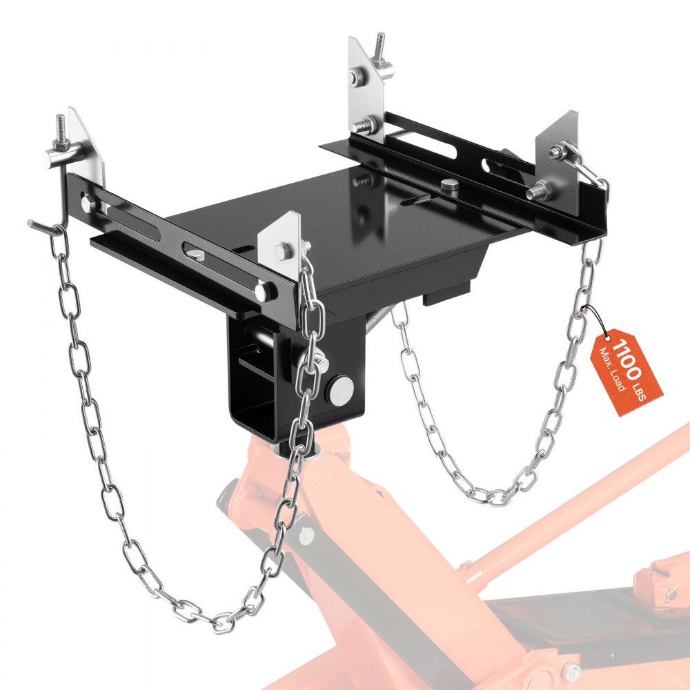 VEVOR Getriebeheber-Adapter Tablett 0,5 t Tragkraft Hochleistungsstahl für Wagenheber mit 1-1/5 Zoll