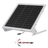 VEVOR 12V Monokristallines Solarpanel-Kit 20W, IP65 wasserdicht für Auto, Boot