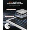 VEVOR 12V Monokristallines Solarpanel-Kit 20W, IP65 wasserdicht für Auto, Boot – Bild 2