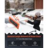 VEVOR Schneeschaufel Dach, 1,2 m langer Schneeschieber, 45 cm Schaumstoffklinge für keine Kratzer – Bild 2