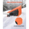 VEVOR Schneeschaufel Dach, 1,2 m langer Schneeschieber, 45 cm Schaumstoffklinge für keine Kratzer – Bild 5
