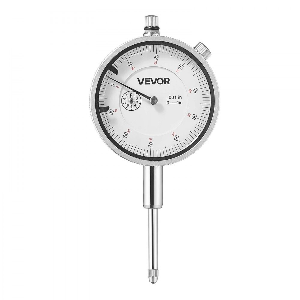 VEVOR Messuhr Imperial, 0,001 Zoll/0,03 mm Genauigkeit, 0–1 Zoll/0–25,4 mm Messbereich