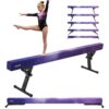 VEVOR Schwebebalken Gymnastik Kinder 241 cm Höhenverstellbar (5-stufig), Galaxy