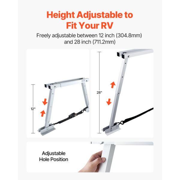 VEVOR Wohnmobilstabilisator Stoßstangenstabilisator für Anhänger Wohnmobile Sattelauflieger, 1 Stk. Stützung – Bild 3 VEVOR Wohnmobilstabilisator Stoßstangenstabilisator für Anhänger Wohnmobile Sattelauflieger, 1 Stk. Stützung – Bild 3
