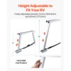 VEVOR Wohnmobilstabilisator Stoßstangenstabilisator für Anhänger Wohnmobile Sattelauflieger, faltbar, 2 Stk. – Bild 3