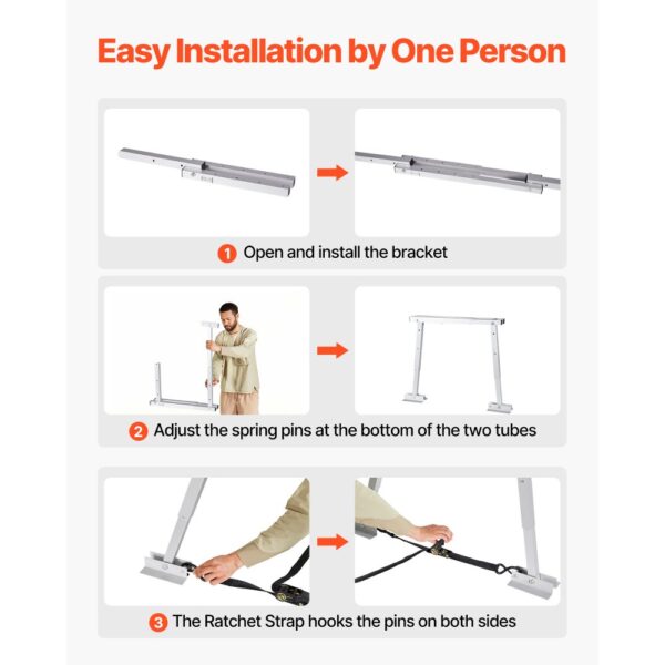 VEVOR Wohnmobilstabilisator Stoßstangenstabilisator für Anhänger Wohnmobile Sattelauflieger, faltbar, 2 Stk. – Bild 4