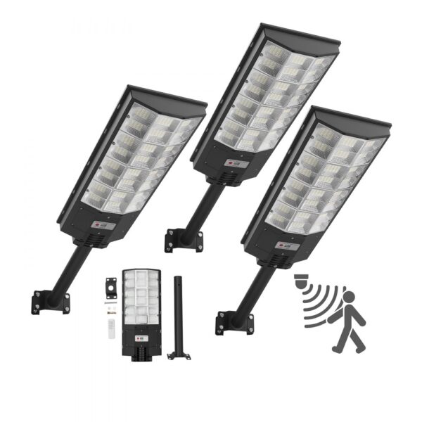 VEVOR Solar Straßenlaterne 450000LM, Straßenlampe 8000W, IP67 wasserdichte Außenbeleuchtung VEVOR Solar Straßenlaterne 450000LM, Straßenlampe 8000W, IP67 wasserdichte Außenbeleuchtung