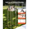 VEVOR Hochzeitsblumenständer 280x280x800mm, 10 Stk. Blumenhocker, Blumenständer mit Metallablage – Bild 3