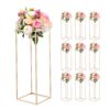 VEVOR Hochzeitsblumenständer 280x280x800 mm, 10 Stk. Blumenhocker mit verdeckter Schraube, Partys