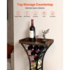 VEVOR Weinregal für 15 Flaschen, Weinflaschenständer für Küche Weinkeller Bar Wohnzimmer – Bild 4