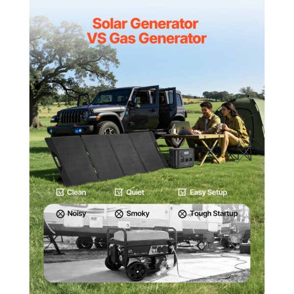VEVOR Tragbare Powerstation, mit 200-W-Solarpanel, 1800-W-Solargenerator – Bild 3 VEVOR Tragbare Powerstation, mit 200-W-Solarpanel, 1800-W-Solargenerator – Bild 3