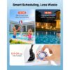 VEVOR Schwimmbadpumpe 3 kW, Filterpumpe 35.000 L/H max. Fördermenge, Einstufige Poolpumpe 2860 U/min – Bild 4