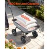 VEVOR Gartenwagen mit Kippfunktion, Kippwagen für Rasen, Kies & Schlamm – Bild 2