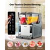 VEVOR Slush Maschine 2 x 4 L, Slusheis Eisbereiter 455 W (kein Eis nötig) – Bild 2