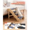 VEVOR Hundetreppe 740x430x500 mm, 4-stufige Hautiertreppe, ältere Haustiere sowie Welpen bis 68 kg – Bild 2
