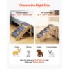 VEVOR Hundetreppe 740x430x500 mm, 4-stufige Hautiertreppe, ältere Haustiere sowie Welpen bis 68 kg – Bild 5