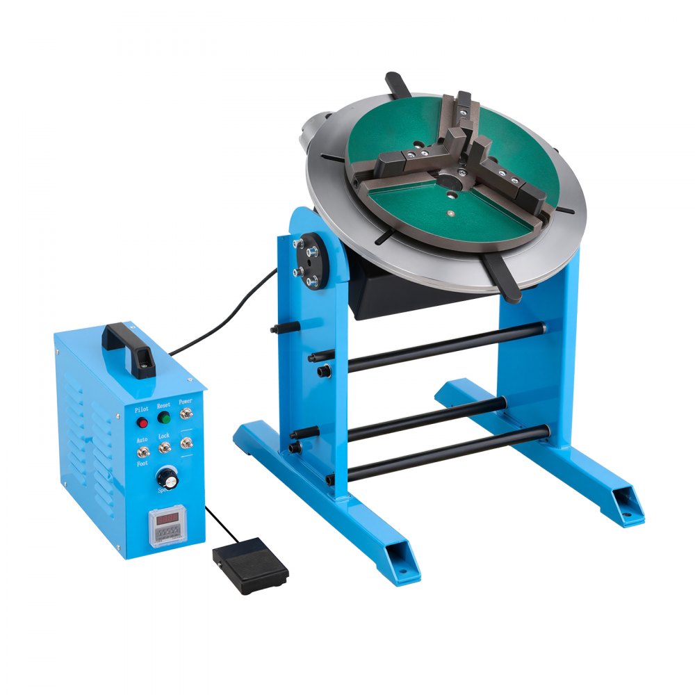 VEVOR Schweißdrehtisch 200 kg, Schweißpositionierer 120 W, Neigungswinkel -45° bis 90°