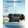 VEVOR Schwimmbadpumpe 250 W, Filterpumpe 11.700 L/H max. Fördermenge, 2850 U/min – Bild 2 VEVOR Schwimmbadpumpe 250 W, Filterpumpe 11.700 L/H max. Fördermenge, 2850 U/min – Bild 2