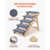 VEVOR Hundetreppe 780x470x660 mm, 5-stufige Hautiertreppe, ältere Haustiere sowie Welpen bis 68 kg – Bild 4