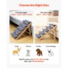 VEVOR Hundetreppe 780x470x660 mm, 5-stufige Hautiertreppe, ältere Haustiere sowie Welpen bis 68 kg – Bild 5