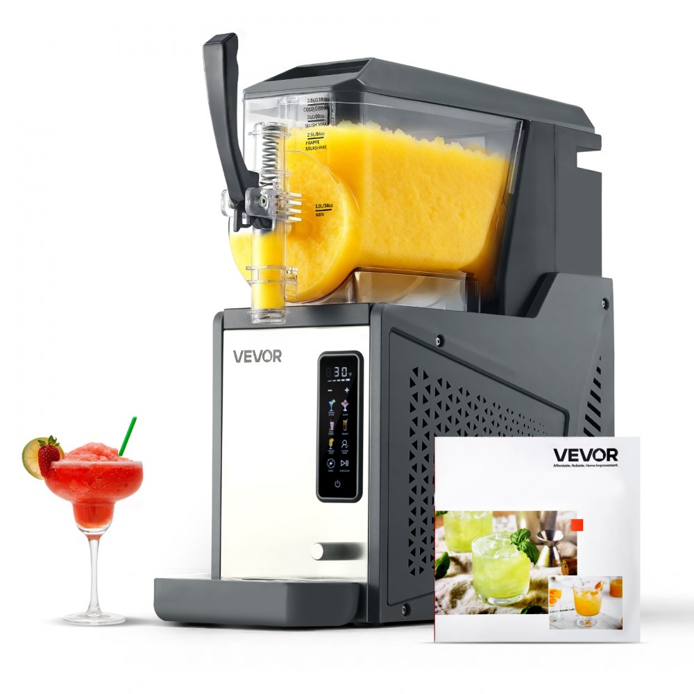 VEVOR Slush Maschine 4 L, Slusheis Eisbereiter 350 W (kein Eis nötig)