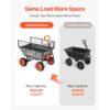 VEVOR Gartenwagen mit Kippfunktion, Kies & Schlamm – Bild 2